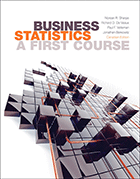Business Statistics: A First Course, Canadian Edition